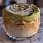 Cremiger Mandel-Milch Matcha Latte - featured image