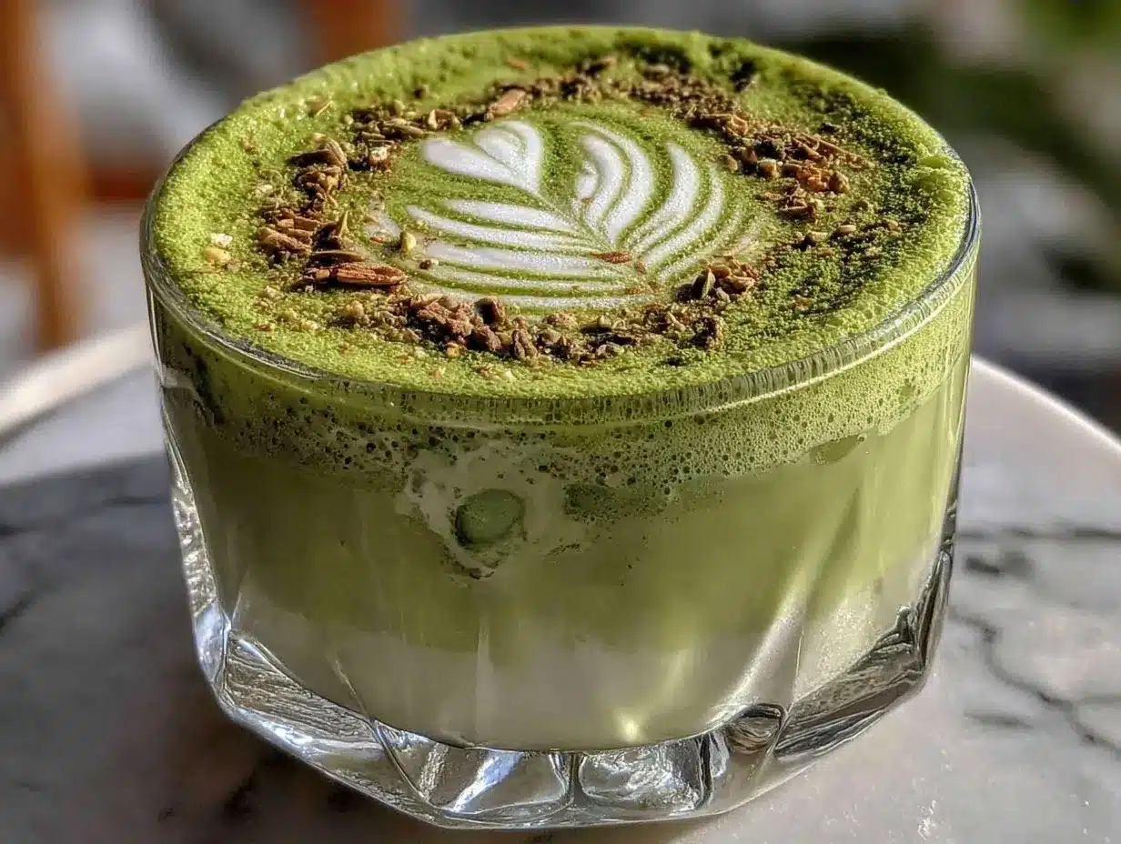 Cremiger Mandel-Milch Matcha Latte: 5-Minuten Luxusdrink für Gäste 4 Cremiger Mandel-Milch Matcha Latte preparation steps