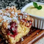 Cremiger Rhabarber-Streuselkuchen - featured image