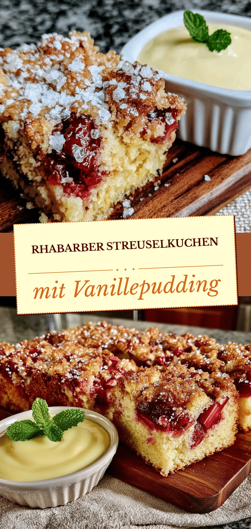 Cremiger Rhabarber-Streuselkuchen: Das perfekte Dessert für jeden Anlass 5 Cremiger Rhabarber-Streuselkuchen recipe
