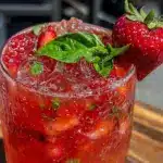 Erdbeer-Basilikum Limonade - featured image