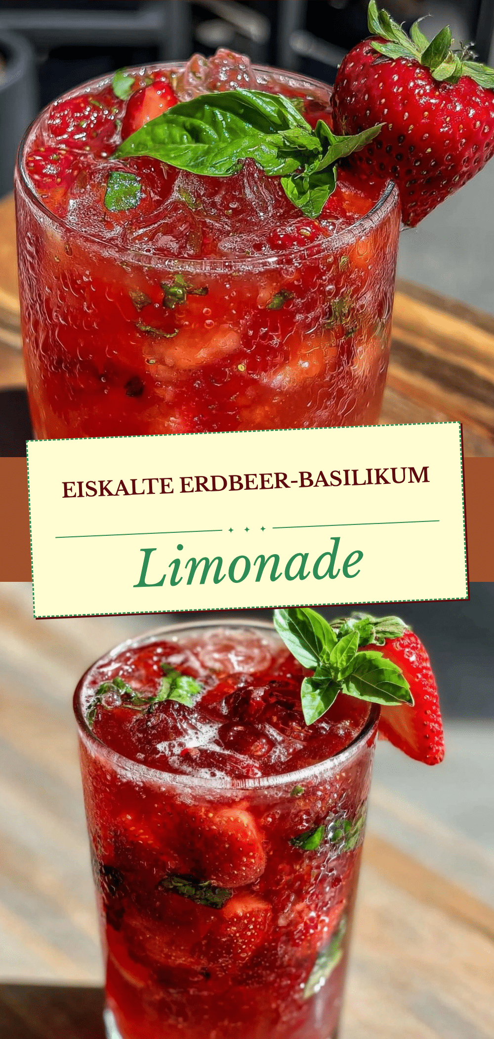 Erdbeer-Basilikum Limonade: Perfekter Sommerdrink für Gäste 5 Erdbeer-Basilikum Limonade recipe