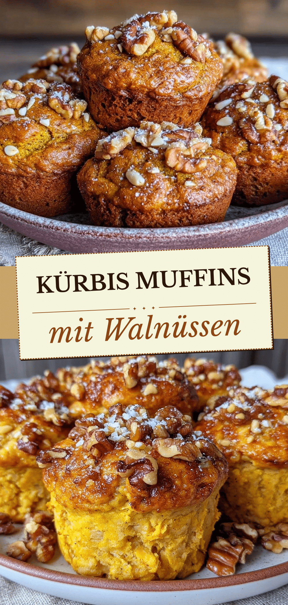 Saftige Erntedank Kürbis Muffins mit Walnüssen: Perfekt für Feste 5 Erntedank Kürbis Muffins mit Walnüssen recipe