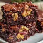 glutenfreie Fudgy Brownies mit Walnüssen - featured image