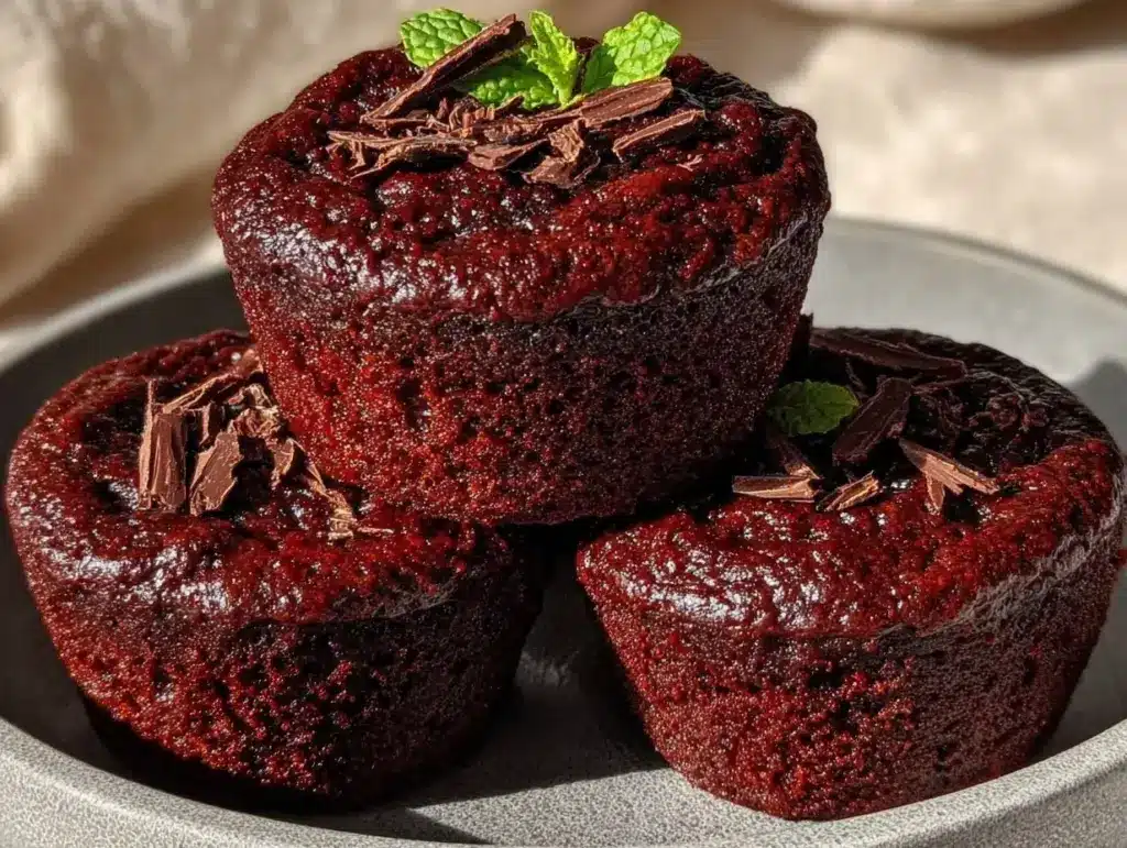 glutenfreie Schoko-Muffins mit Kokosmehl - featured image