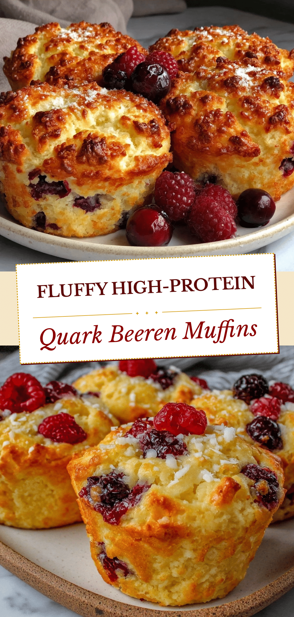 Hochproteine Quark-Beeren Muffins: 12 Saftige Perfekte für Gäste 5 hochproteine Quark-Beeren-Muffins recipe