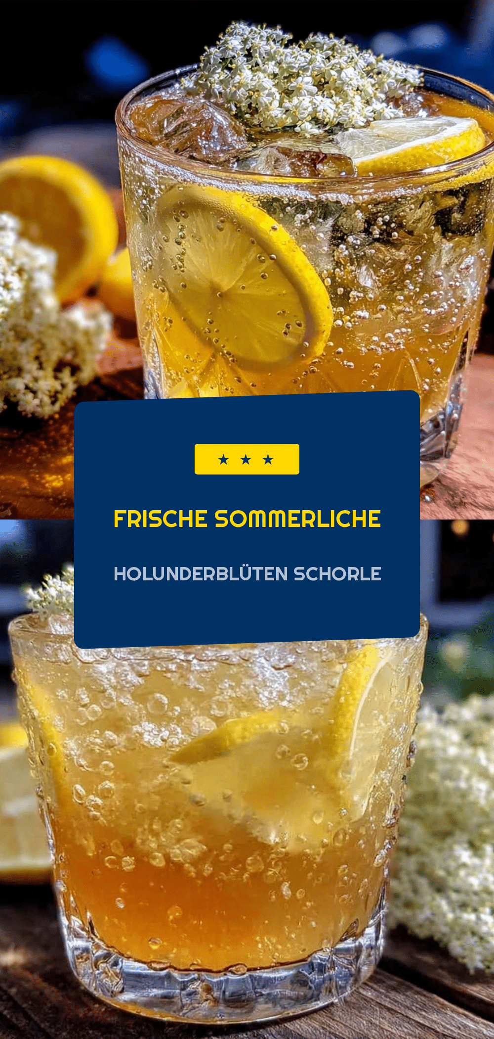 Holunderblütenschorle: Der perfekte Sommer-Party-Drink 5 Holunderblütenschorle recipe