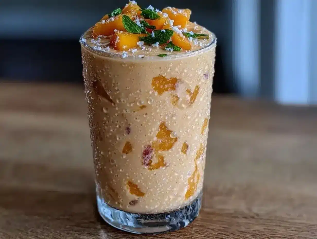Indischer Mango Lassi: 5 Min. Perfekter Party-Drink 4 Indischer Mango Lassi preparation steps