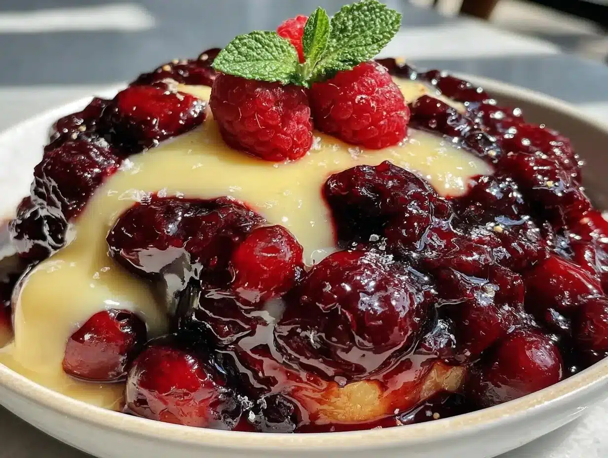 Klassische Rote Grütze: Perfektes Dessert für Festlichkeiten 4 Klassische Rote Grütze preparation steps