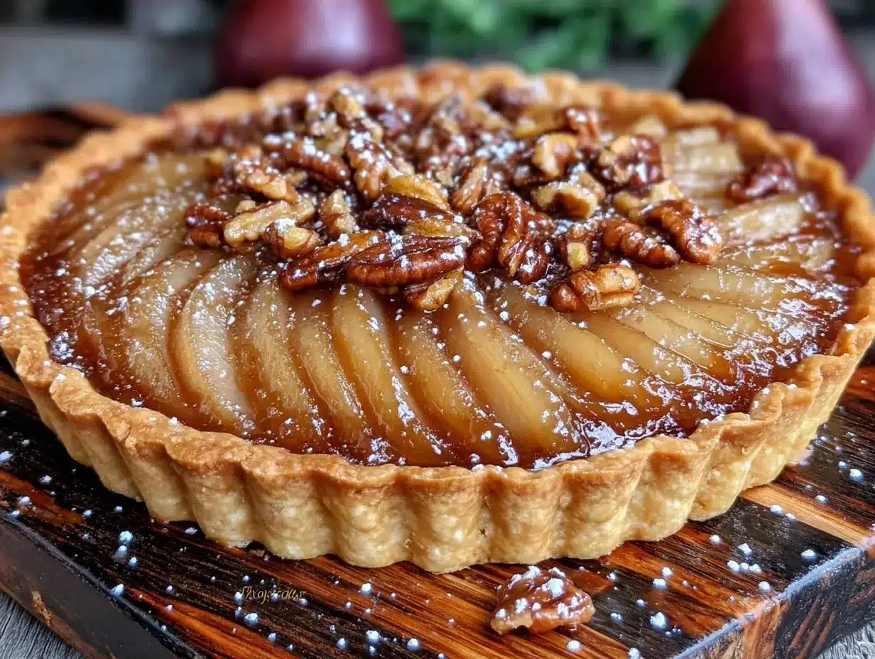 Knusprige Birnen-Walnuss Tarte: 5 Tipps für perfekten Herbstgenuss 4 Knusprige Birnen-Walnuss Tarte preparation steps