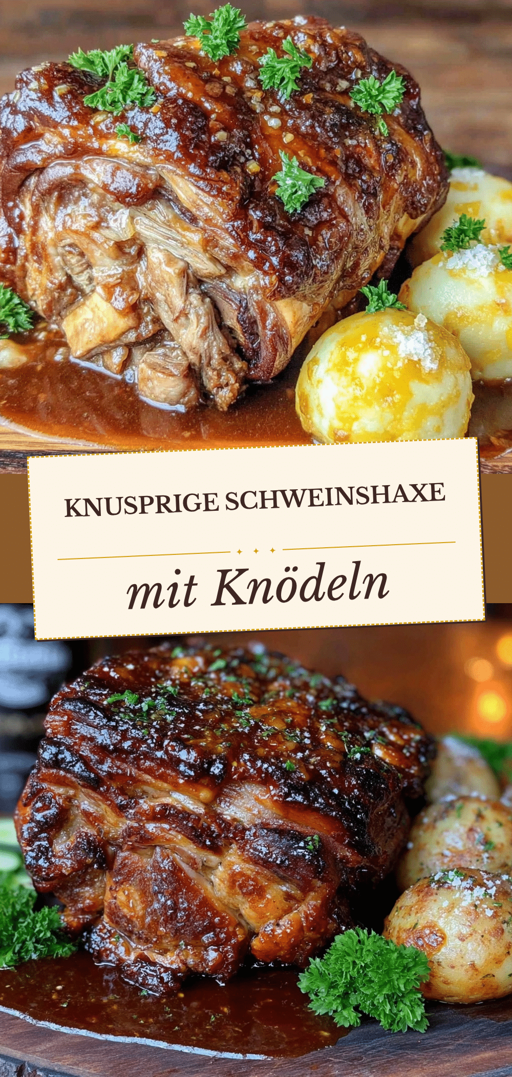 Knusprige Schweinshaxe mit Knödeln: Der perfekte Oktoberfest Braten 5 Knusprige Schweinshaxe mit Knödeln recipe