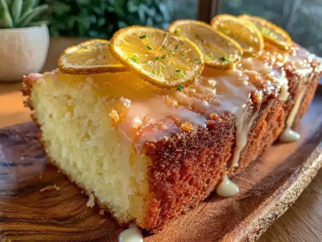 Leichter Zitronen-Joghurt Kuchen - featured image