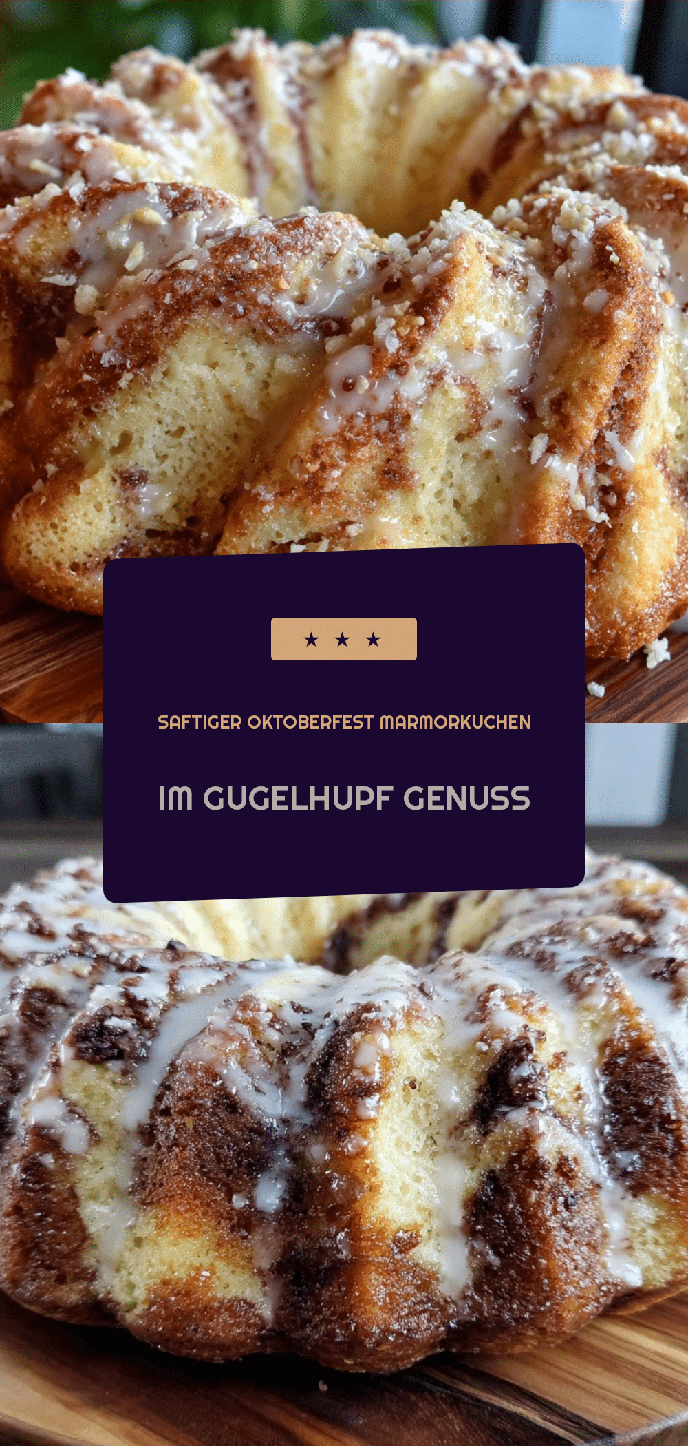 Oktoberfest Marmorkuchen: 1 Festlicher Gugelhupf 5 Oktoberfest Marmorkuchen recipe