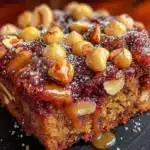 Oktoberfest Zimtsterne-Kuchen mit Nüssen - featured image