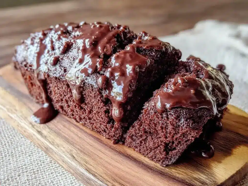 Ultra-saftiger Schokoladenkuchen mit Ganache - featured image