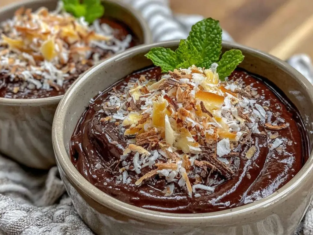 Vegan Schokoladen-Avocado Mousse - featured image