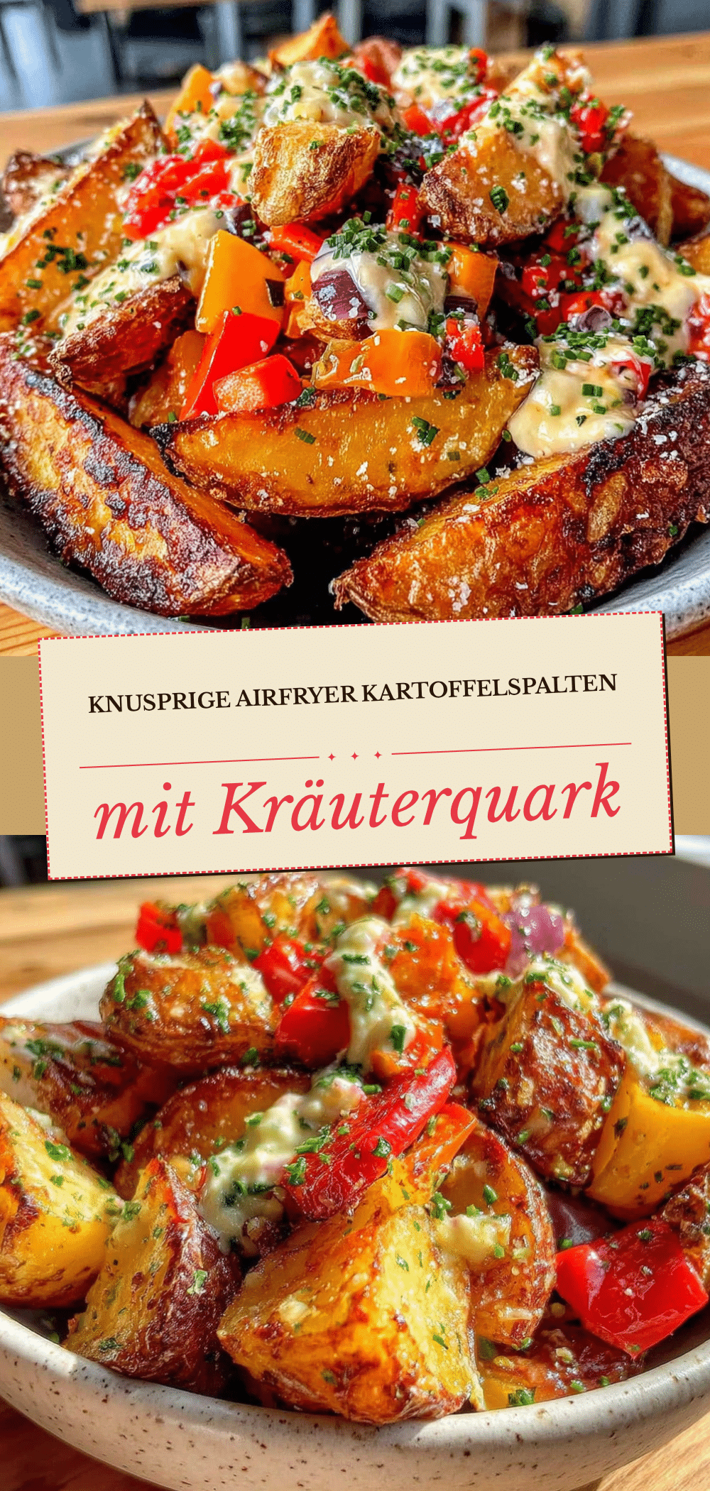 Airfryer Kartoffelspalten: Easy & Öl-frei für 1-2 Personen 5 Airfryer Kartoffelspalten recipe