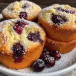 glutenfreie Blaubeer-Muffins mit Mandelmehl - featured image