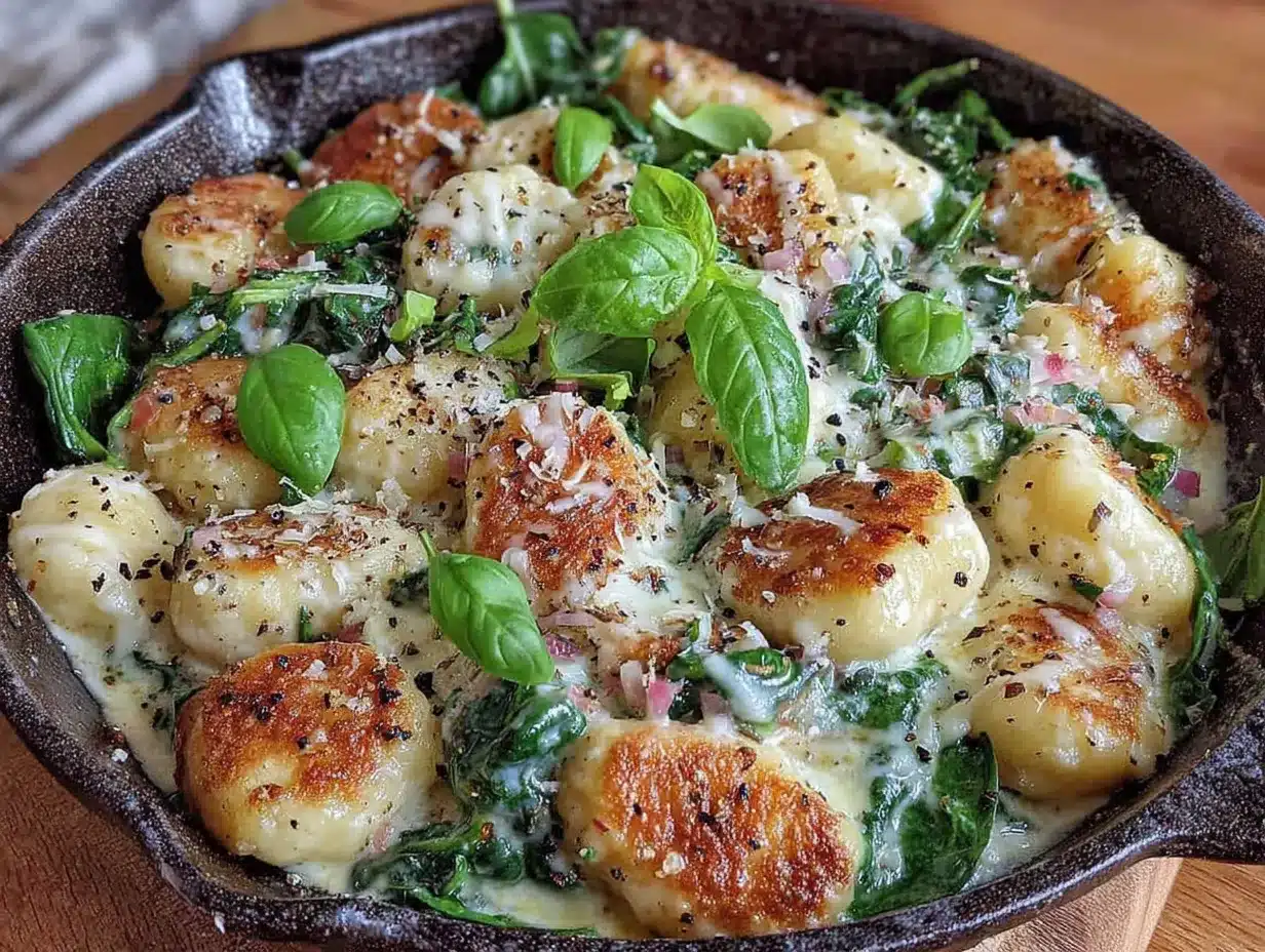 Gorgonzola Gnocchi: Perfektes Essen für 1-2 Personen 4 Gorgonzola Gnocchi preparation steps
