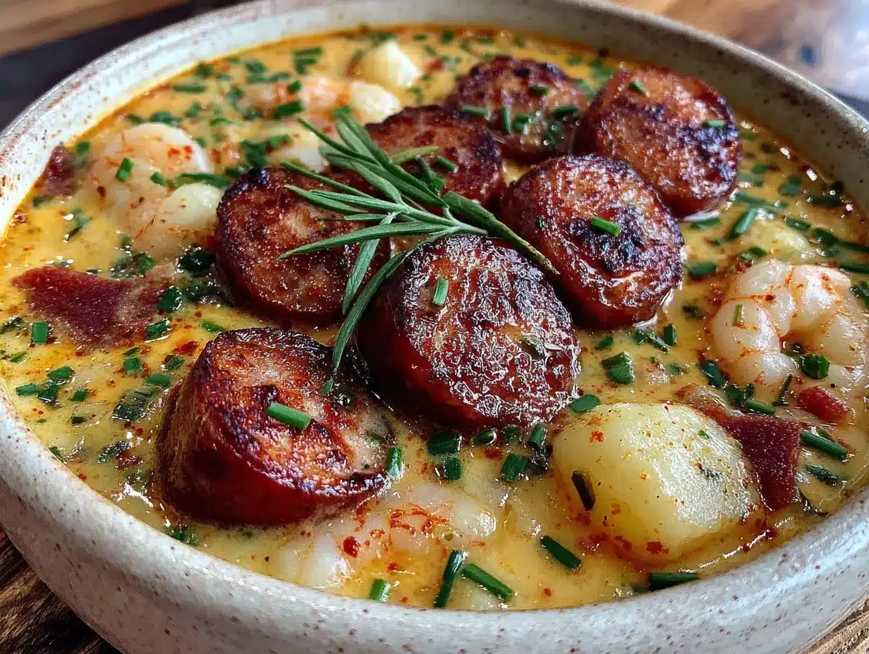 Günstige Kartoffelsuppe mit Würstchen: Ein Trick für perfekten Budget-Meal 4 günstige Kartoffelsuppe mit Würstchen preparation steps