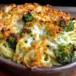 günstiger Nudelauflauf mit Brokkoli und Schinken - featured image