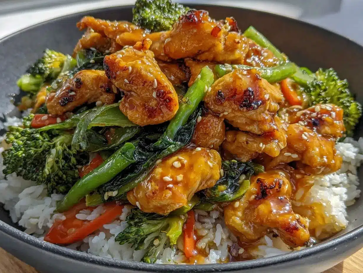 Hähnchen-Teriyaki Bowl: Perfekt für 1–2 Personen 4 Hähnchen-Teriyaki Bowl preparation steps