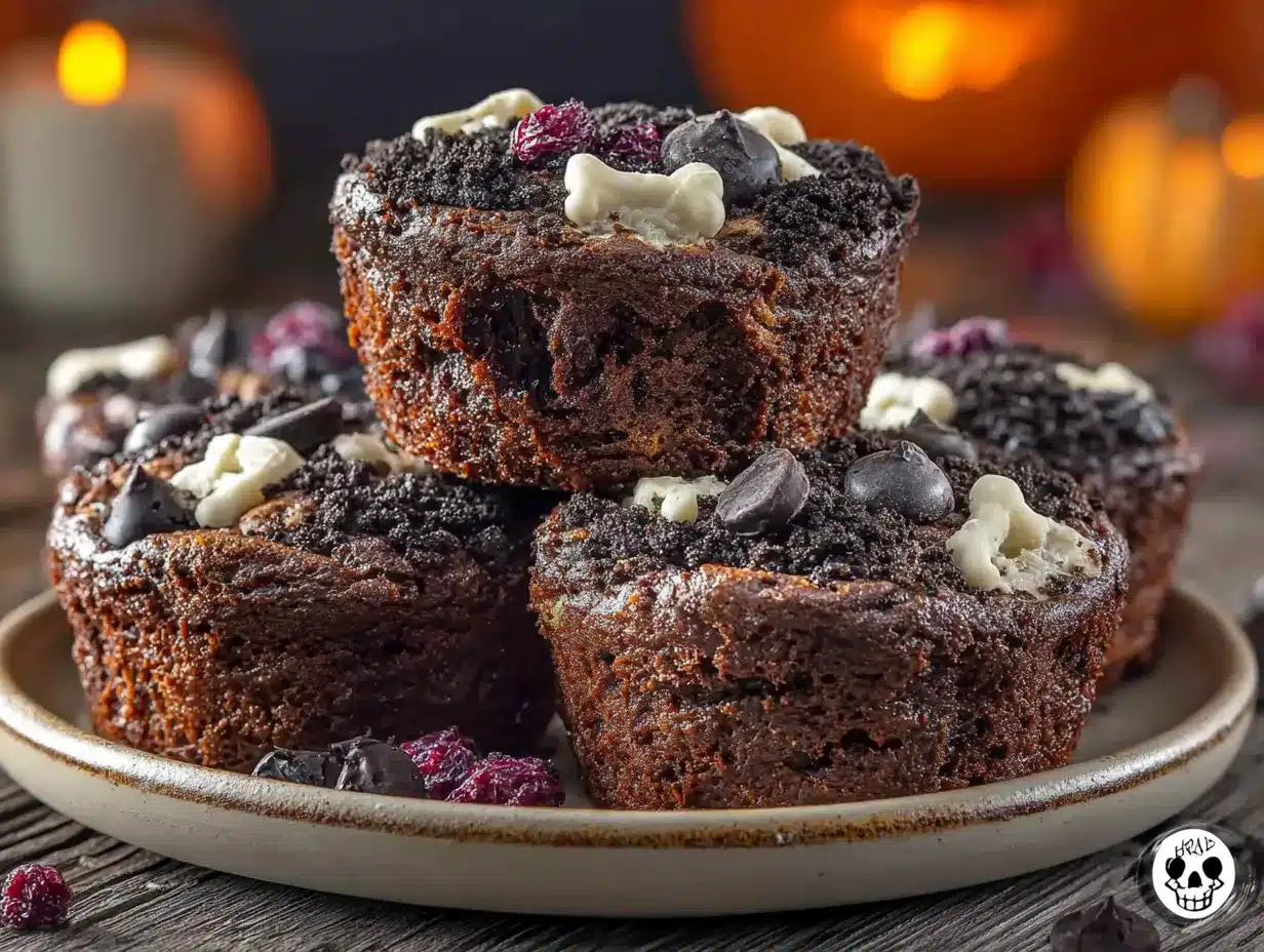 Halloween Muffins mit Schoko-Friedhofserde: 5 einfache Spuk-Schokomuffins 4 Halloween Muffins mit Schoko-Friedhofserde preparation steps