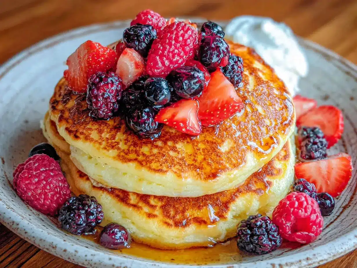 High-Protein Quark-Pfannkuchen: Fluffig & Einfach 4 High-Protein Quark-Pfannkuchen preparation steps