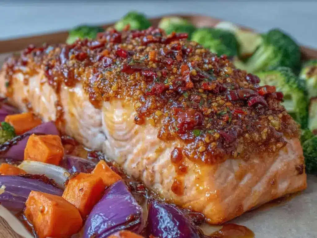 Honig-Senf Lachs Meal Prep - featured image