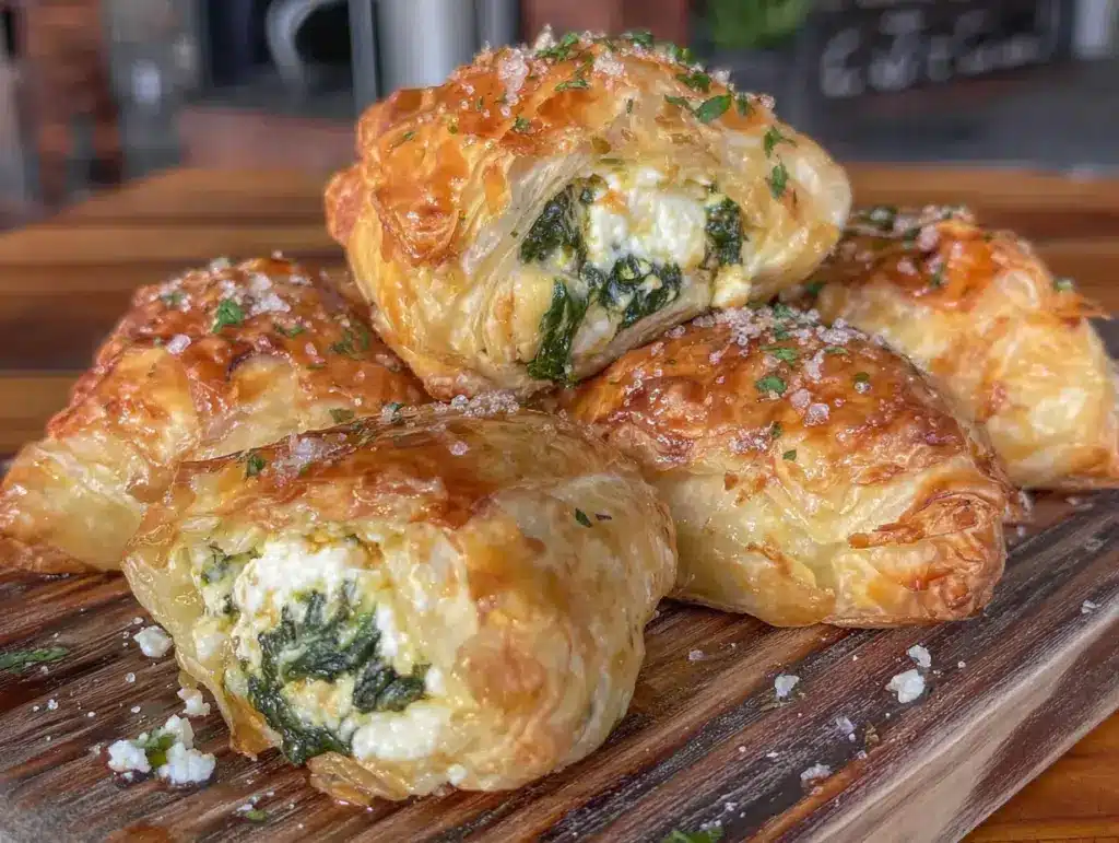 Knusprige Feta-Spinat Taschen - featured image