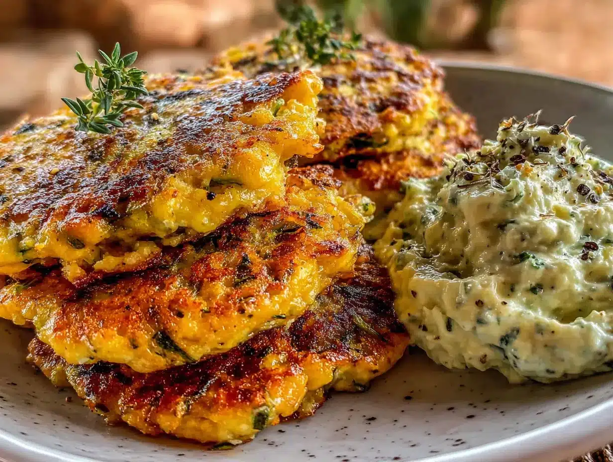 Knusprige Low-Carb Zucchini-Puffer: 5 Grill-Hacks 4 Knusprige Low-Carb Zucchini-Puffer auf dem Grill preparation steps