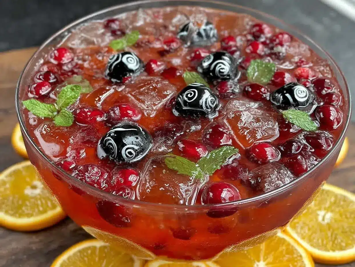 Magische Halloween Bowle mit Gummiaugen: So kochte sie meine Oma 4 magische Halloween Bowle mit Gummiaugen preparation steps