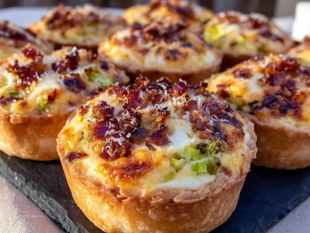 Mini-Quiches mit Lauch und Speck - featured image