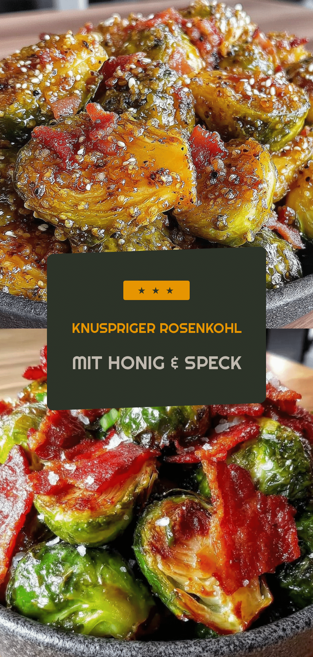 Ofen-Rosenkohl mit Honig & Speck: 5 einfache Gluten-freie Tipps 5 Ofen-Rosenkohl mit Honig & Speck recipe
