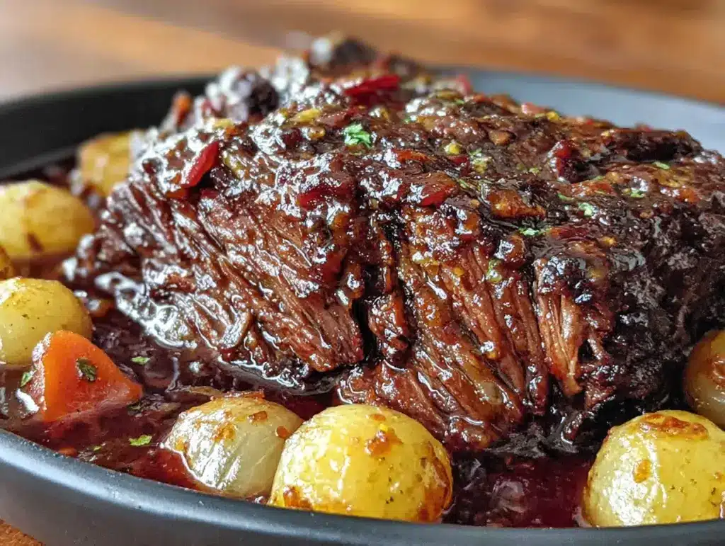 Saftiger Slow Cooker Rinderbraten - featured image
