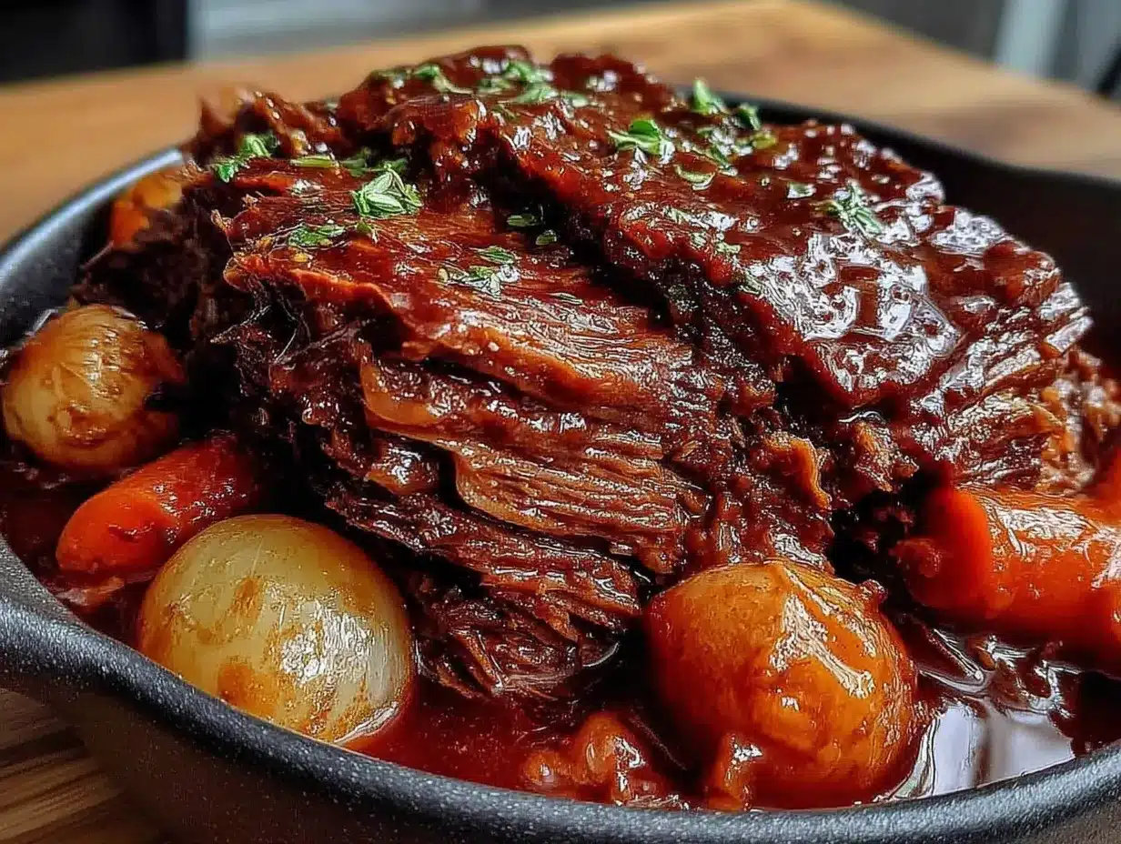 Saftiger Slow Cooker Rinderbraten: 5 Schritte Kinder lieben 4 Saftiger Slow Cooker Rinderbraten preparation steps