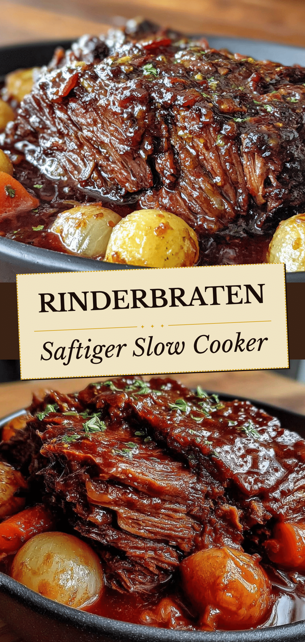 Saftiger Slow Cooker Rinderbraten: 5 Schritte Kinder lieben 5 Saftiger Slow Cooker Rinderbraten recipe