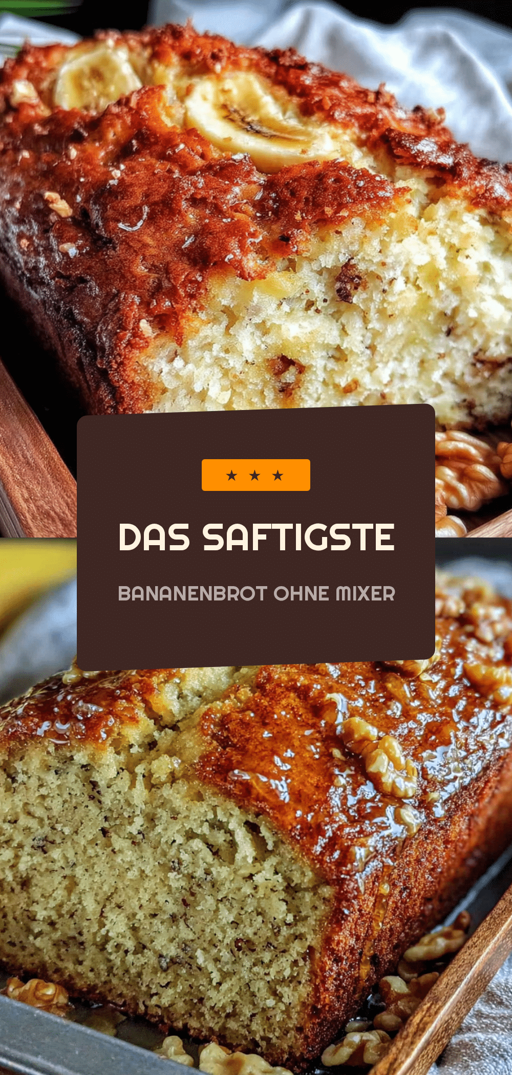 Saftiges Bananenbrot: Meal Prep für 4 Tage 5 saftiges Bananenbrot ohne Mixer recipe
