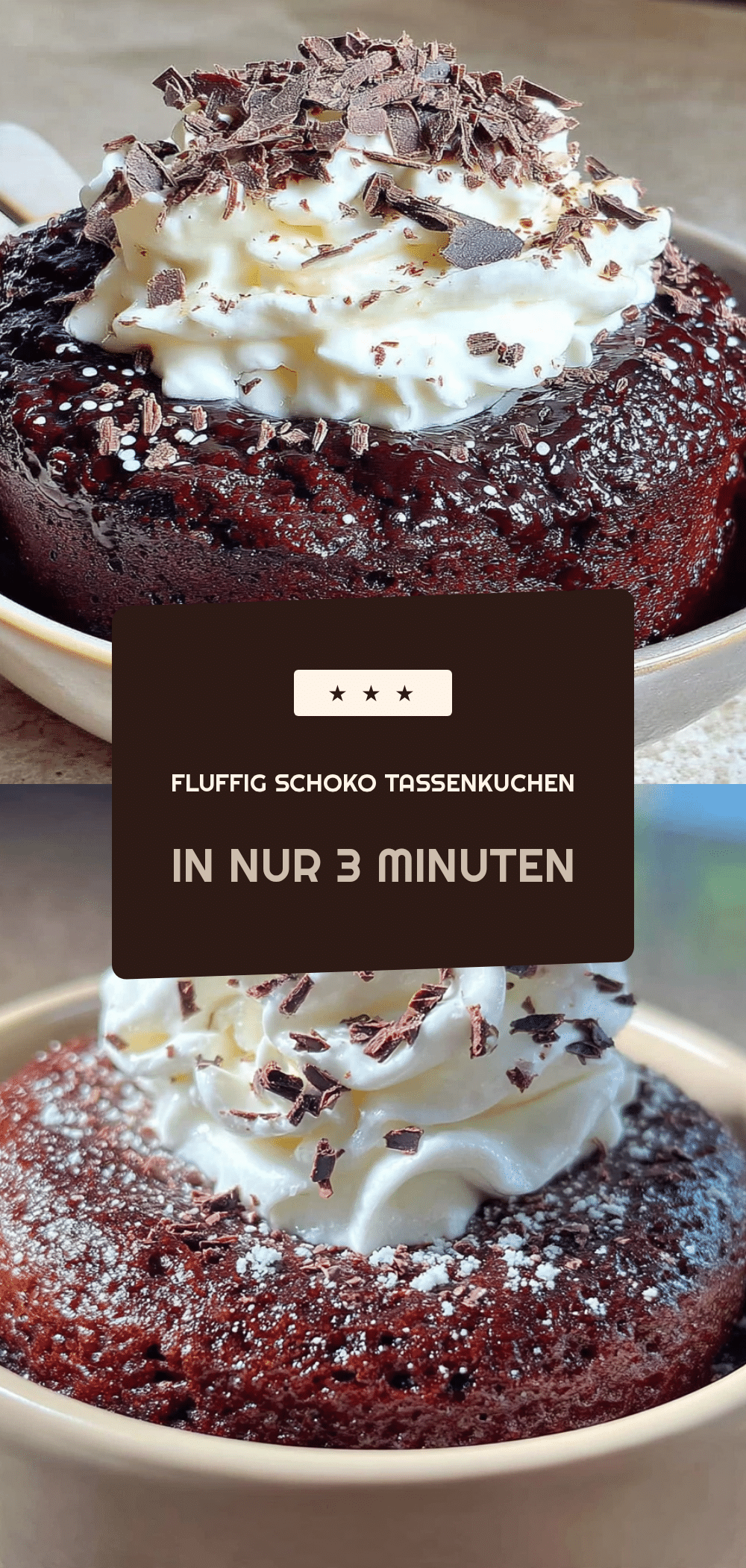 Omas Schoko-Tassenkuchen in 3 Min: Der fluffige Klassiker 5 Schoko-Tassenkuchen recipe