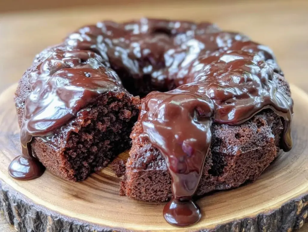 Thermomix Schokoladenkuchen mit Ganache - featured image