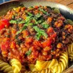 vegane Linsenbolognese - featured image