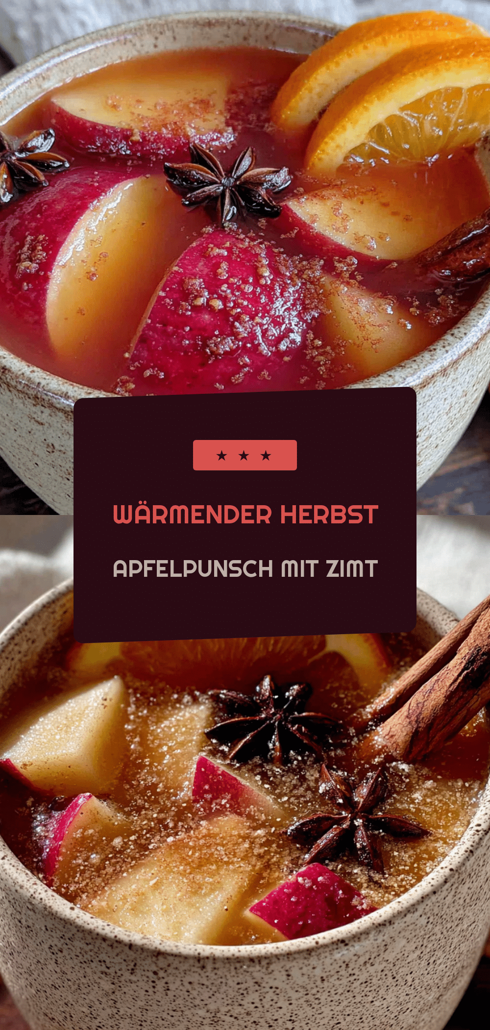 Wärmender Herbst Apfelpunsch: 5 Min. Zimtdrink 5 Wärmender Herbst Apfelpunsch recipe