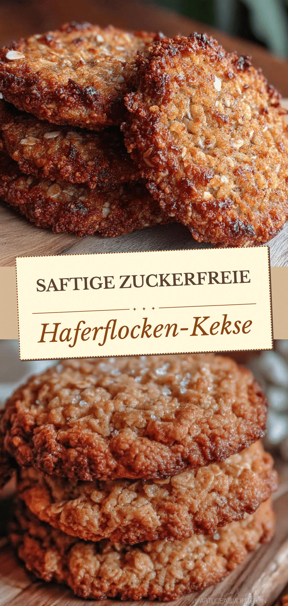Zuckerfreie Haferflocken-Kekse mit Banane: 5 Min. Snack 5 zuckerfreie haferflockenkekse mit banane recipe